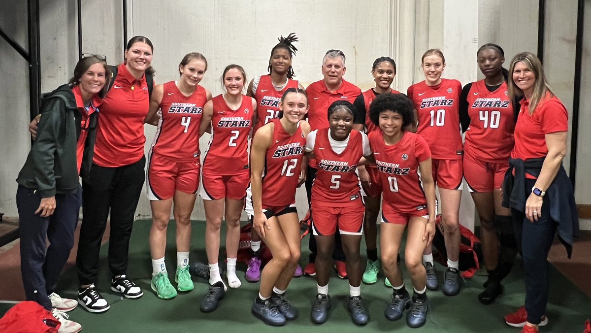AL Southern Starz (@alsostarz) on Twitter photo STARZ 17U NIKE EYBL had a GREAT 5-0 Session 1 <a href="/NikeGirlsEYBL/">Nike Girls EYBL</a> <a href="/BooWilliamsAAU/">Boo Williams</a> in Hampton VA:
STARZ 17U EYBL 65-52 vs MW Elite
STARZ 17U EYBL 60-57 vs Boo Williams
STARZ 17U EYBL 69-64 vs Team Durant
STARZ 17U EYBL 60-49 vs Essence
STARZ 17U EYBL 65-56 vs Exodus NYC
Go STARZ! โญ๏ธ STARZ 17U NIKE EYBL had a GREAT 5-0 Session 1 <a href="/NikeGirlsEYBL/">Nike Girls EYBL</a> <a href="/BooWilliamsAAU/">Boo Williams</a> in Hampton VA:
STARZ 17U EYBL 65-52 vs MW Elite
STARZ 17U EYBL 60-57 vs Boo Williams
STARZ 17U EYBL 69-64 vs Team Durant
STARZ 17U EYBL 60-49 vs Essence
STARZ 17U EYBL 65-56 vs Exodus NYC
Go STARZ! โญ๏ธ