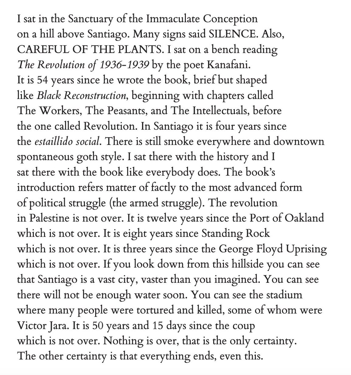 Nothing is over, that is the only certainty.
The other certainty is that everything ends, even this.

proteanmag.com/2024/07/06/poe…