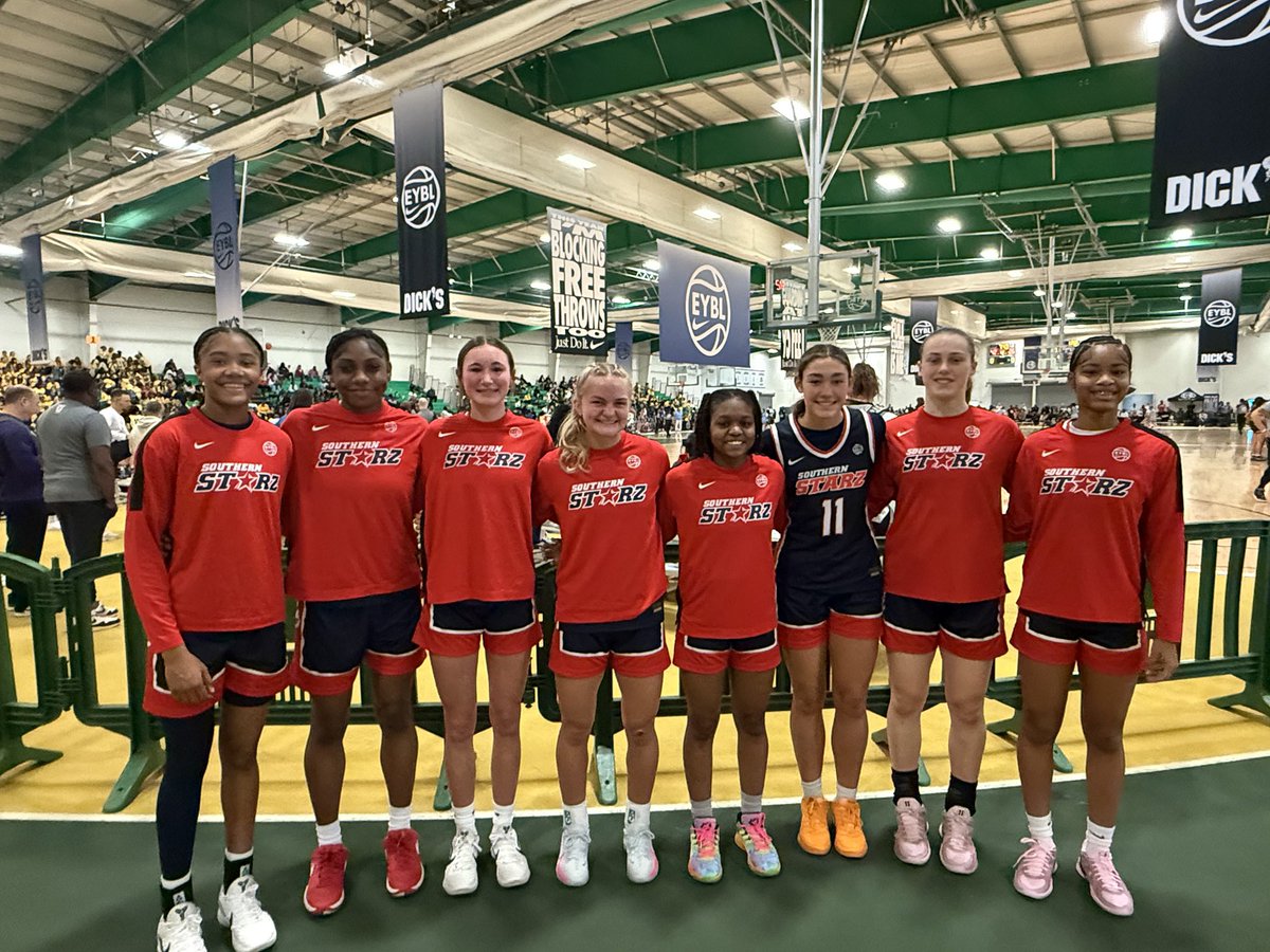 AL Southern Starz (@alsostarz) on Twitter photo STARZ 16U NIKE EYBL had a GREAT 4-1 Session 1 <a href="/NikeGirlsEYBL/">Nike Girls EYBL</a> <a href="/BooWilliamsAAU/">Boo Williams</a> in Hampton VA:
STARZ 16U EYBL 58-51 vs MW Elite
STARZ 16U EYBL 45-37 vs Boo Williams
STARZ 16U EYBL 50-40 vs Team Durant
STARZ 16U EYBL 63-41 vs Essence
STARZ 16U EYBL 59-49 vs Exodus NYC
Go STARZ! ⭐️ STARZ 16U NIKE EYBL had a GREAT 4-1 Session 1 <a href="/NikeGirlsEYBL/">Nike Girls EYBL</a> <a href="/BooWilliamsAAU/">Boo Williams</a> in Hampton VA:
STARZ 16U EYBL 58-51 vs MW Elite
STARZ 16U EYBL 45-37 vs Boo Williams
STARZ 16U EYBL 50-40 vs Team Durant
STARZ 16U EYBL 63-41 vs Essence
STARZ 16U EYBL 59-49 vs Exodus NYC
Go STARZ! ⭐️
