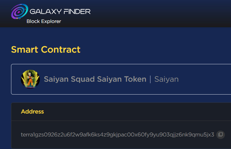 saiyansquadtoke's tweet photo. 📢 $Saiyan is now officially viewable on Galaxy Wallet & Galaxy Finder!
https://t.co/WDlIpq7pIT
No limits. No barriers.
⚡️FULL POWER UNLOCKED ⚡️
#Saiyan #GalaxyWallet #Crypto #LUNC #DeFi https://t.co/eDYn9tVRDA