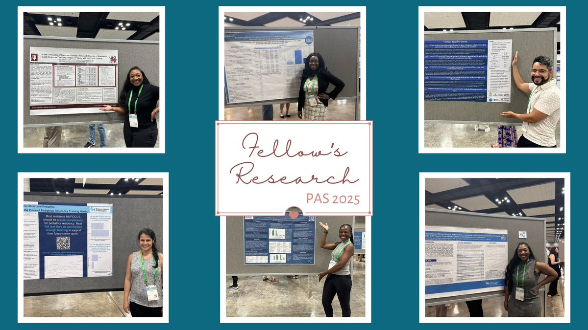 Our #PEM fellows presented amazing research <a href="/PASMeeting/">Pediatric Academic Societies</a>!

Pictured here:
Angela Amaniampong
Beverly Aiyanyor
Keven Cabrera
Brittany Guttadauria
Bianca Nfonoyim Bernhard