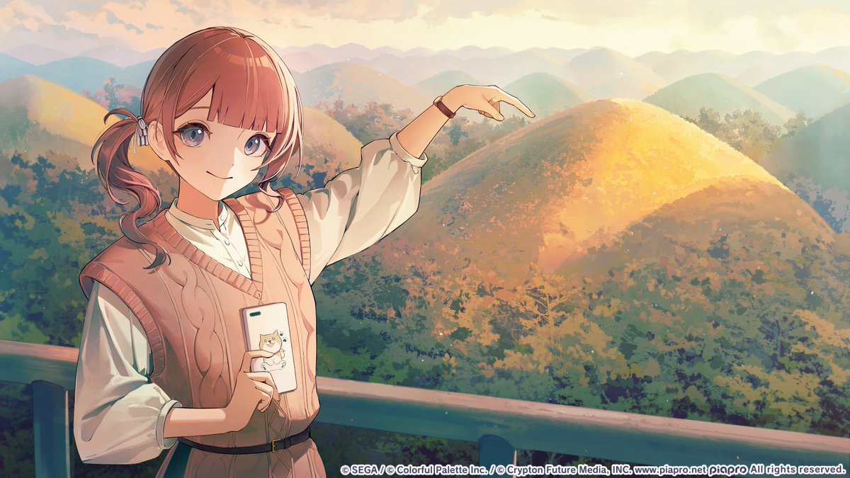 Take a breather with Honami who's visiting the Philippines! 🥧
How are you spending your day off? Let us know in the comments below 👇👇

🎨: <a href="/ameriya7/">ameriya</a>