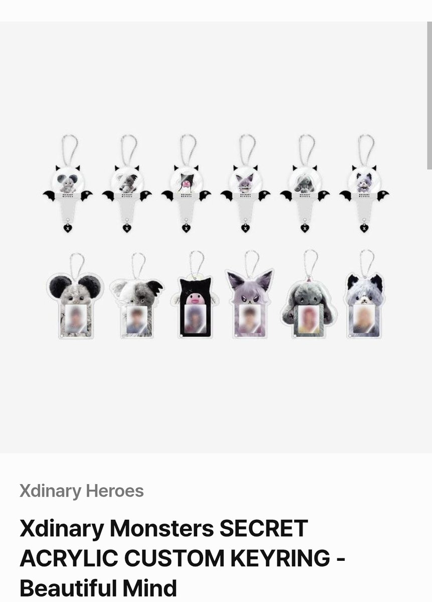 XDINARY MONSTERS MERCH LINE FINALLY 😭🩷

- plushies
- face keyrings
- photocard holders
- acrylic custom keyrings
