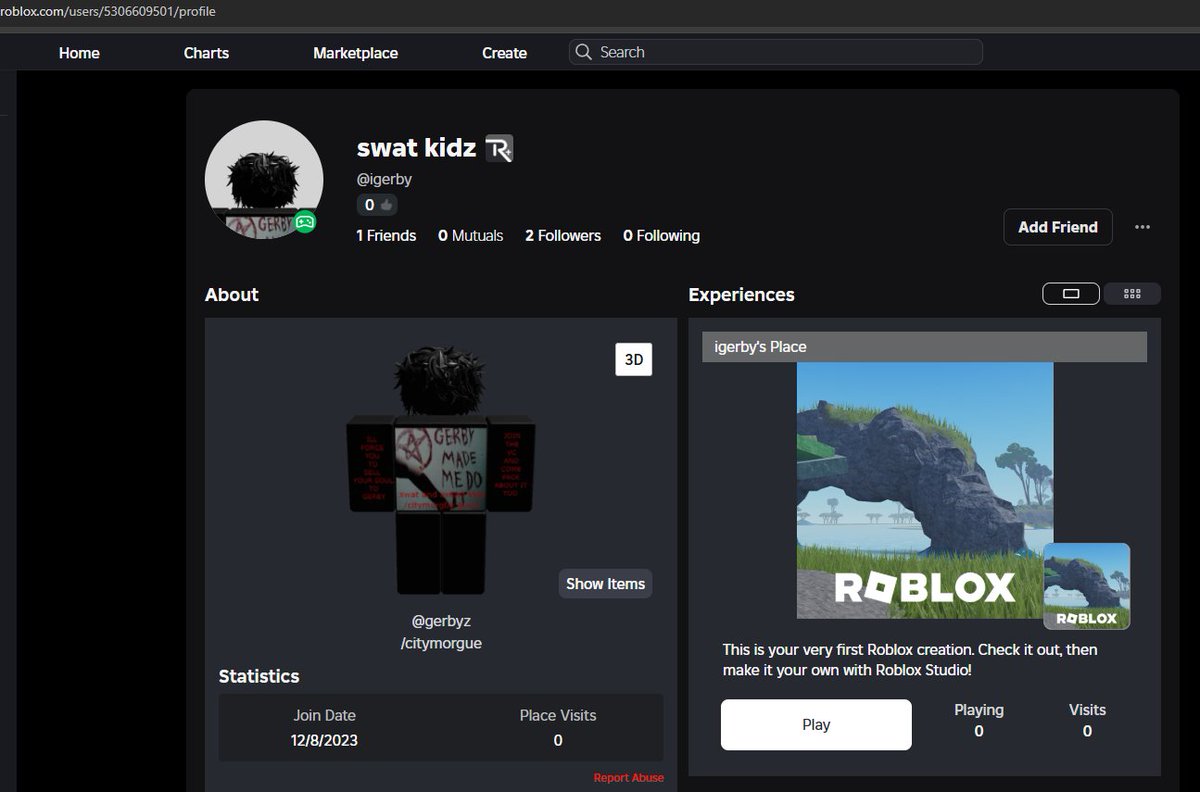 Roblox Account Un-Termer tweet media