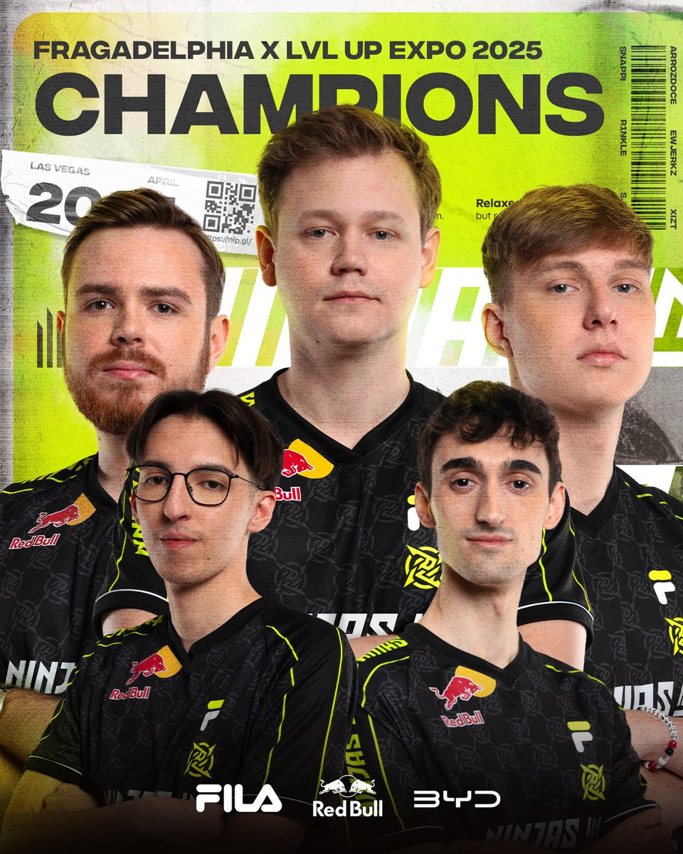 We are your Fragadelphia Las Vegas 2025 Champions 🇺🇸 #GONINJAS