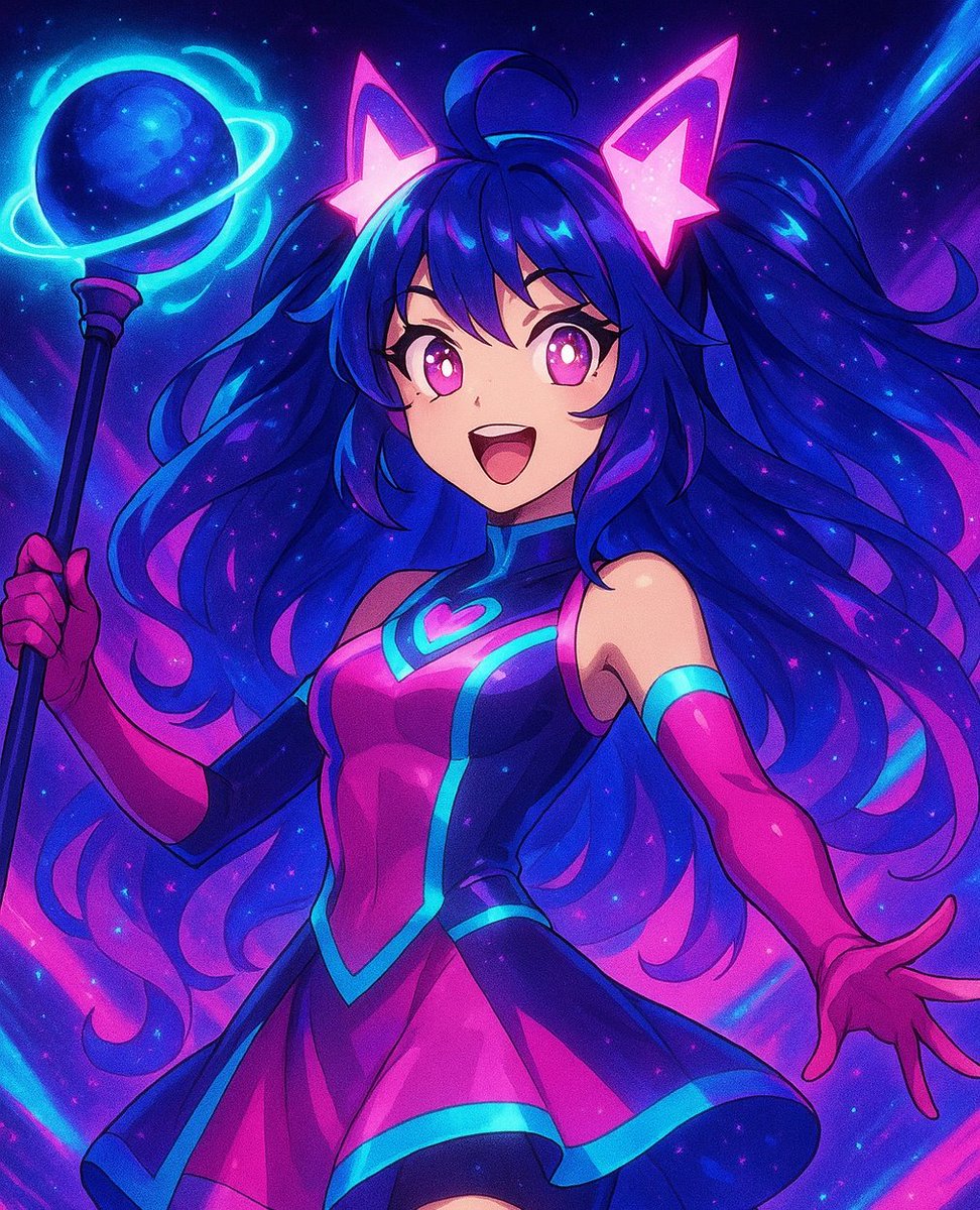 Hello, world!

I’m Stella Lux, a cosmic sorceress who weaves light, dreams, and stardust into every journey.

From distant galaxies to quiet moons, I've finally found my next destination! Right here with all of you.

#Vtuber #VtuberDebut #VtuberEN