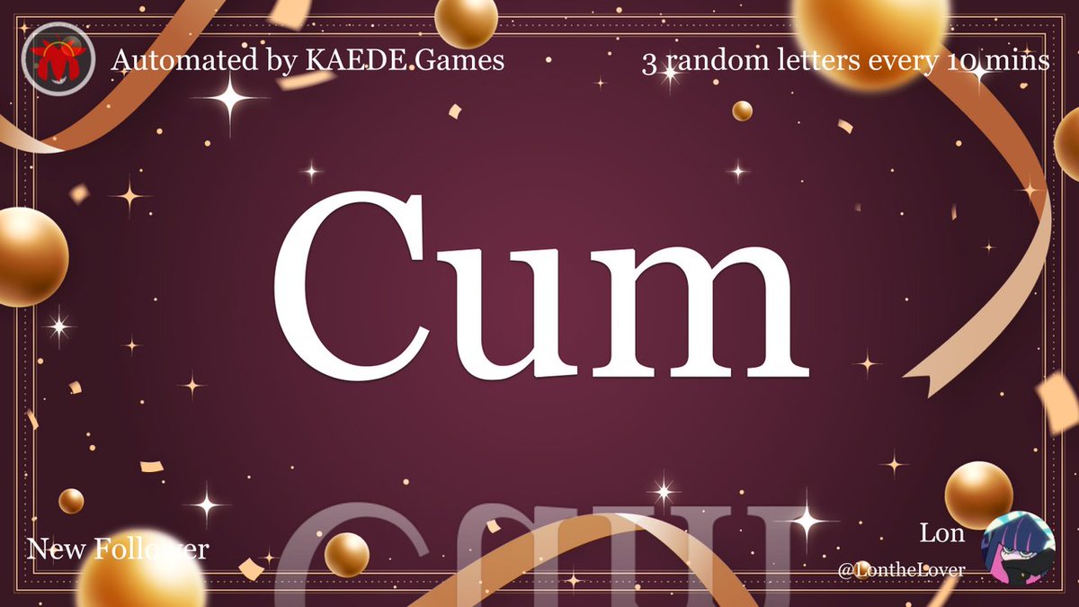 3letter_'s tweet image. Cum