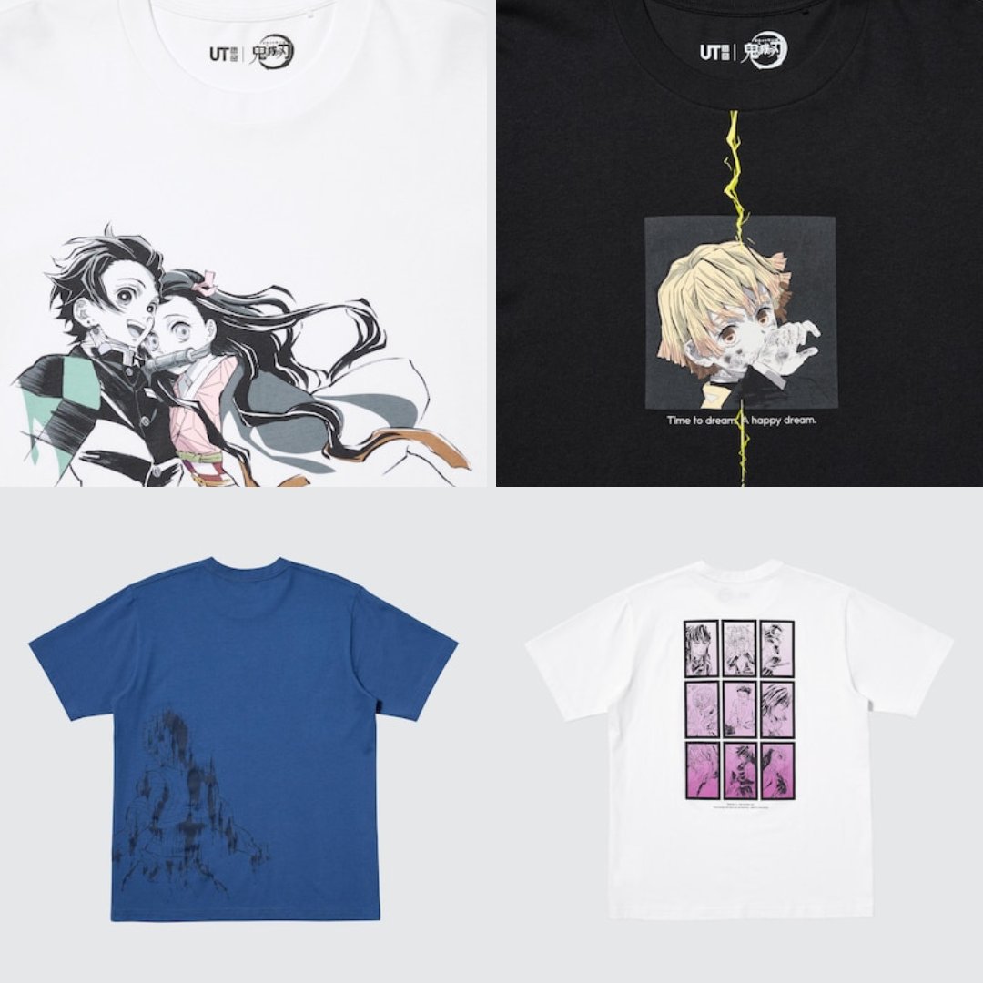 鬼滅の刃　UNIQLOノベルティー ユニクロUT『鬼滅の刃』のコラボTシャツ第2弾 - TVアニメ版の炭治郎や
