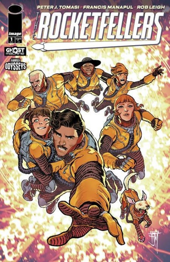 AntarFilms1987's tweet image. I'm late to the game, but I just got my copy of The Rocketfellers #1, by Francis Manapul & @PeterJTomasi ! Be sure to run out and get it!