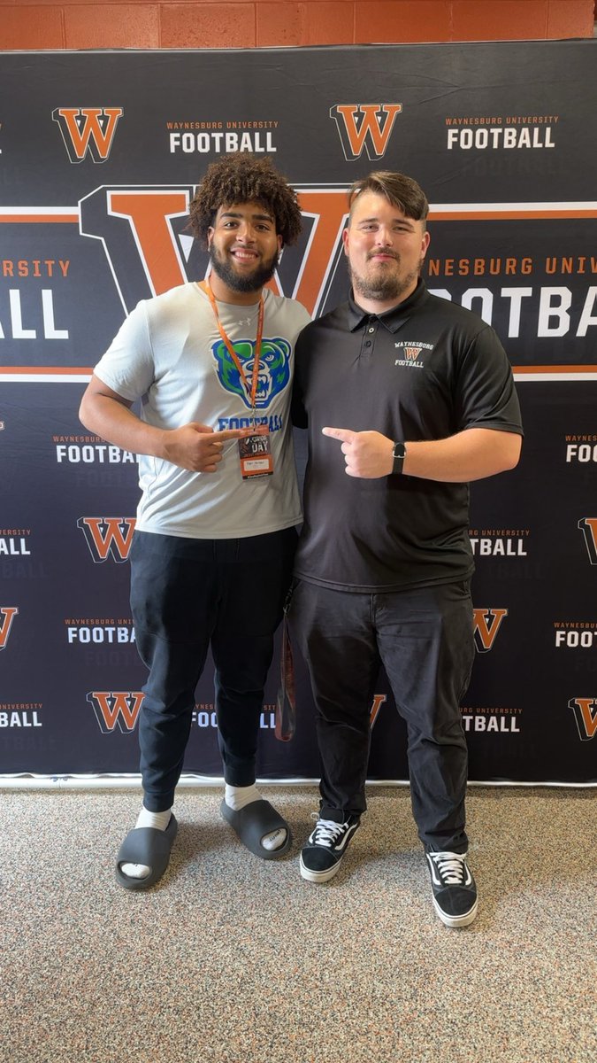 Aden Herndon (@adenherndon08) on Twitter photo Had a great visit on Friday <a href="/Waynesburg_FTBL/">Waynesburg Football</a> junior day and had a great conversation with <a href="/CoachChuck90/">Coach Chuck</a>, thank you for the invite. <a href="/CoachColemanHC/">Dr. Cornelius Coleman</a> thank you for the opportunity and hospitality. I look froward to being back on campus.
<a href="/RHSBears_FB/">Riverbend Football</a> <a href="/coachwebb804/">Coach Webb</a> <a href="/CoachJSharon/">Coach Sharon</a> Had a great visit on Friday <a href="/Waynesburg_FTBL/">Waynesburg Football</a> junior day and had a great conversation with <a href="/CoachChuck90/">Coach Chuck</a>, thank you for the invite. <a href="/CoachColemanHC/">Dr. Cornelius Coleman</a> thank you for the opportunity and hospitality. I look froward to being back on campus.
<a href="/RHSBears_FB/">Riverbend Football</a> <a href="/coachwebb804/">Coach Webb</a> <a href="/CoachJSharon/">Coach Sharon</a>