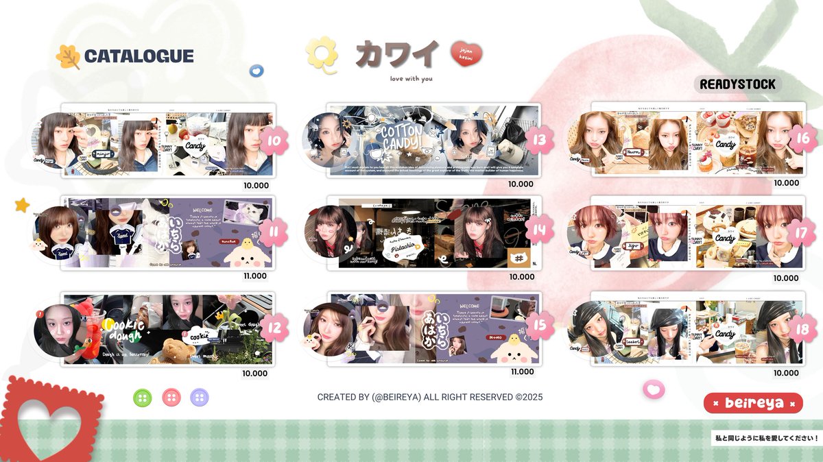 beireya's tweet image. Help repost ? Thank you~!! 

Haloo! aku bawa layout readystock gg yang bisa take sekarang juga,  jika berminat ? bisa jemput melalui dm ya harga sudah tertera di pict 🤗 

Yuk jajan disini 🙇🏻 mt@ after dm ya

avail for GA n Sponsor
#zonauang #zonajajan