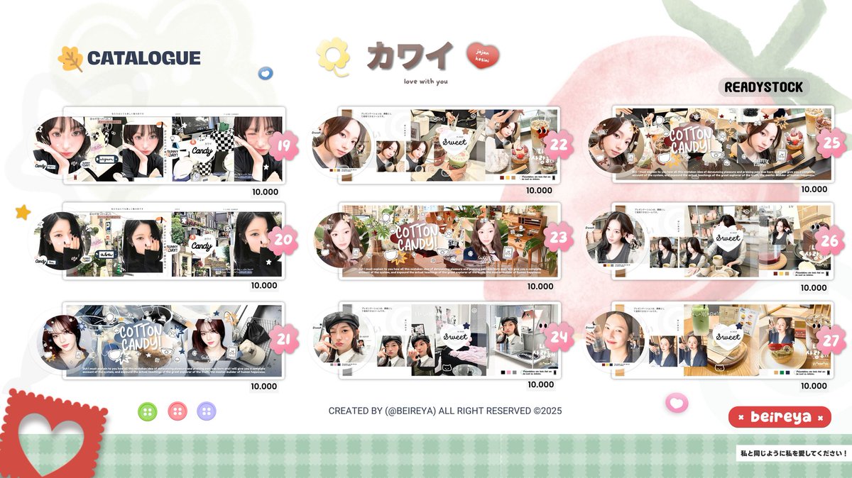 beireya's tweet image. Help repost ? Thank you~!! 

Haloo! aku bawa layout readystock gg yang bisa take sekarang juga,  jika berminat ? bisa jemput melalui dm ya harga sudah tertera di pict 🤗 

Yuk jajan disini 🙇🏻 mt@ after dm ya

avail for GA n Sponsor
#zonauang #zonajajan