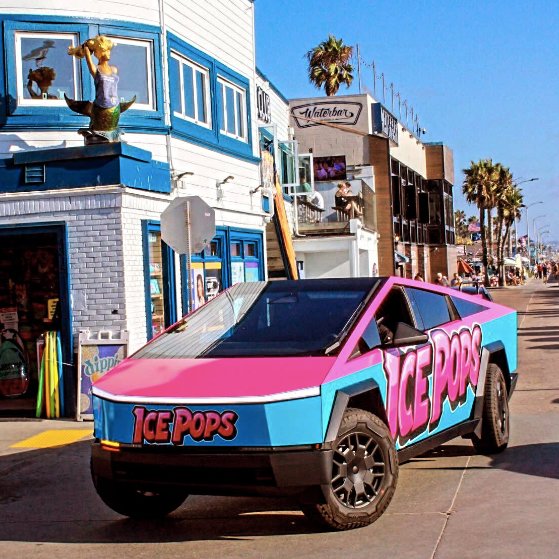 TheCybercap's tweet photo. Were really looking forward to delicious Ice Pops on Saturday! Check out https://t.co/YYKRYSC3jo or @icepopsllc 
Spreading the cool from their unmistakable Icebertruck!

Starts at 9am

#cybertruck #sandiego #localbusiness #meetup https://t.co/l22iUkfpXI