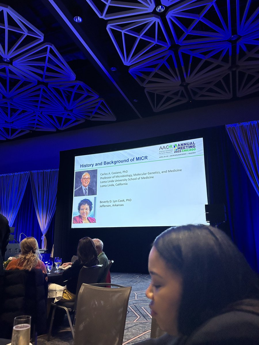 “We need to keep going!”
-Dr. Carlos A. Casiano (my PhD advisor)

At the MICR 25th Anniversary 

#AACR25 #AACR #AACRAMC #AACRECR 

<a href="/AACR/">AACR</a>