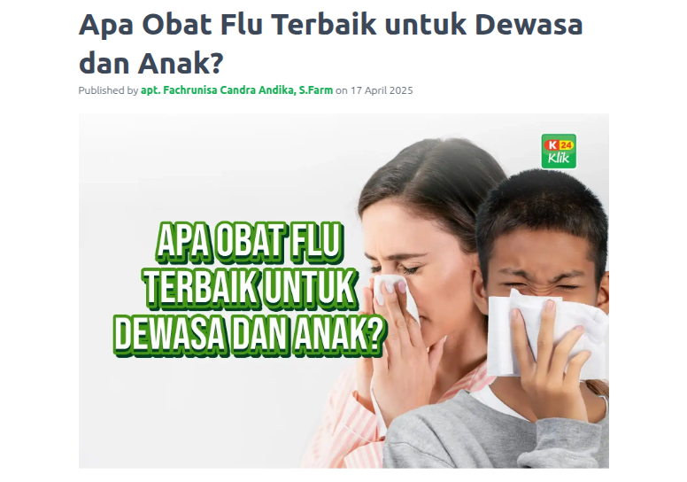 k24klik's tweet photo. Badan pegal-pegal, pusing, bersin-bersin juga batuk? AWAS FLU!!
Flu bisa membuat aktivitas darderdor jadi terkendala dan numpuk deh di akhir! Yuk atasi menggunakan beragam rekomendasi obat flu terbaik yang ada di artikel ini.
https://t.co/U0LzsD8TzO https://t.co/wKIlH7hrqV