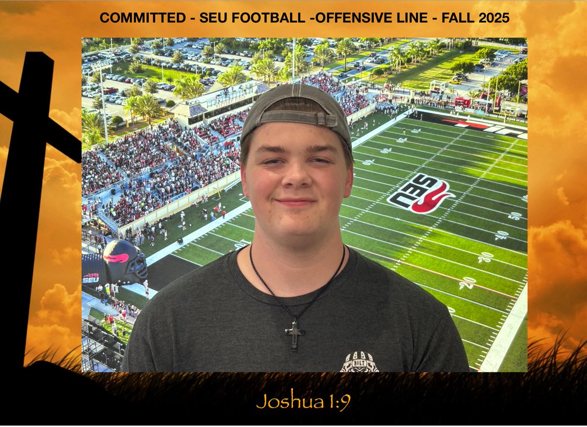 Thank you <a href="/SEUFireFootball/">Southeastern Football</a> for the incredible opportunity to become part of this excellent program !  I so appreciated the time Coach Heldreth and Coach Waugh @coach_waugh spent with me welcoming me to the program this weekend in FL .  Also, a great thanks to my Estrella
