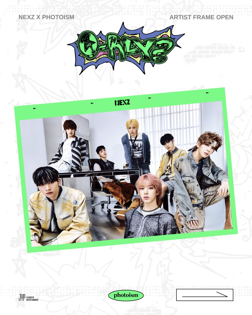 PHOTOISM X NEXZ ARTIST FRAME OPEN ! 「NEXZ」 の 2nd Mini Album [O