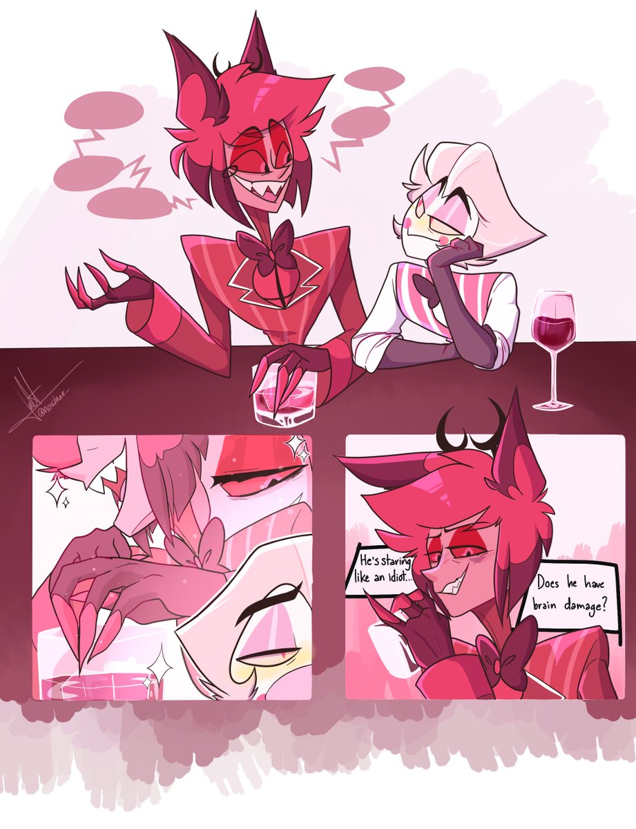 novahee_'s tweet photo. swoon swoon #radioapple #HazbinHotel https://t.co/zU9hXhvcoE