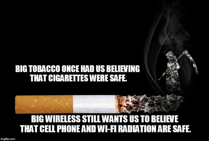 EMFRebel's tweet image. Smoking or Wi-Fi -- which is worse?
Place a piece of meat beside an ashtray for two minutes.
Cook another piece in the microwave for two minutes.
Compare pieces.
#5G #ParentingTips #FitnessTips #EHS #EV #HealthyLiving