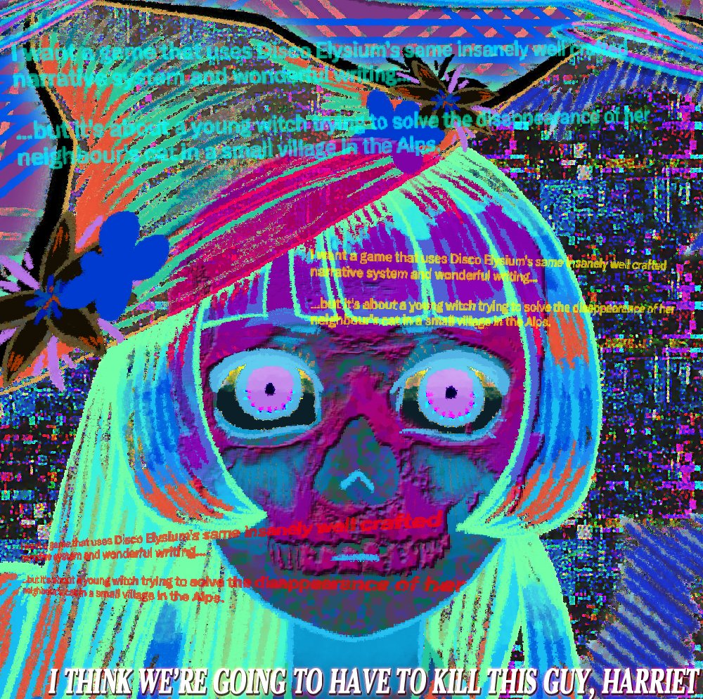 ...but it's about a young witch trying to solve the disappearance of her neighbour's cat in a small village in the alps