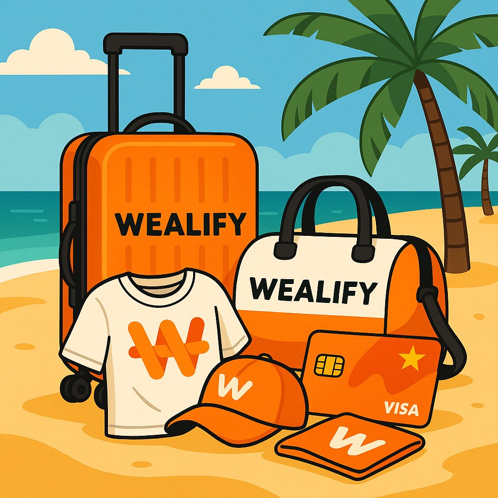 wealify_global's tweet photo. 🌎✈️ New trip? New fit? New bag? Don't forget your Wealify card toooo 💳🔥
Swipe vibes everywhere you land. #TravelGoals #WealifyOnTheGo #CryptoPayments https://t.co/rTbFMp3QKe