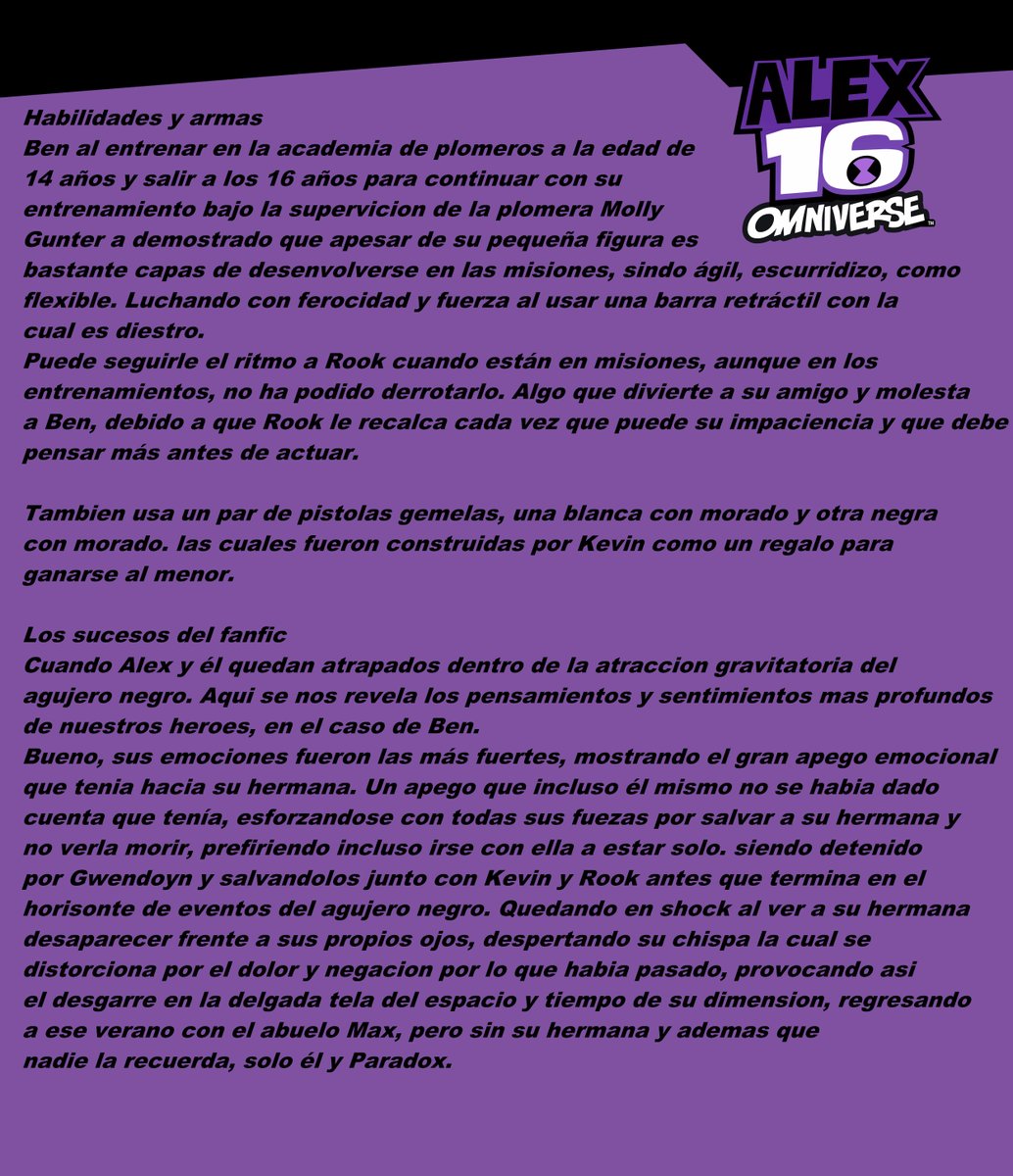carmen_oda's tweet photo. Mi Benji desmadroso, él es el hermano de Alex 16.
intente explicar un poco más el tema de Ben en el fanfic, porque como está todo en el fanfic, no doy tanto detalle al dibujarlo en deviantar, a menos que me pregunten directamente.
#ben10 #ben16 #paradojadegemelos #alex16 https://t.co/KG6xNs7Bgb