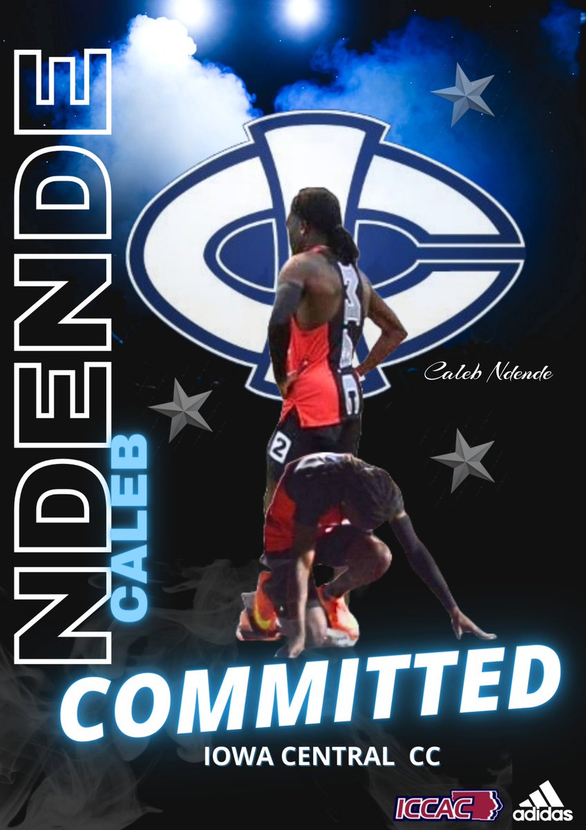 Caleb Ndende (@callebv23) on Twitter photo blessed to announce my commitment to continue my track and academic career at Iowa central college. I thank God,my coaches especially <a href="/DemarcusHaskins/">Demarcus Haskins</a> and teammates for not only supporting me and guiding me down the right path but keeping me humble,I won’t let you down.<a href="/IC_XCTF/">Iowa Central Cross Country/Track & Field</a> blessed to announce my commitment to continue my track and academic career at Iowa central college. I thank God,my coaches especially <a href="/DemarcusHaskins/">Demarcus Haskins</a> and teammates for not only supporting me and guiding me down the right path but keeping me humble,I won’t let you down.<a href="/IC_XCTF/">Iowa Central Cross Country/Track & Field</a>