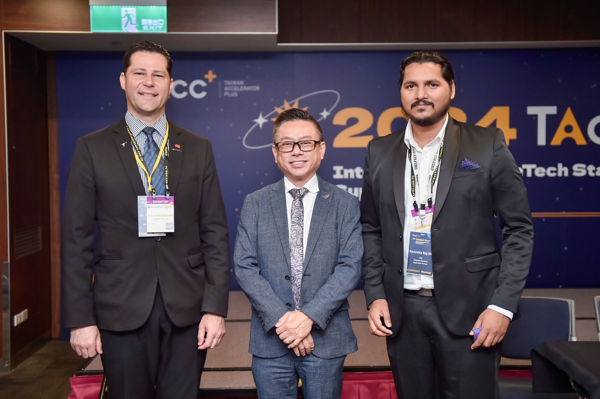 Omspace_in's tweet photo. A proud moment for #OmSpace Rocket and Exploration Pvt. Ltd at the TAcc+ 2024 International Startup Summit.🚀
Our CEO, @RavindraRajBM, was honoured to meet Dr. Tony Scoleri, CEO of Australia's pioneering space tech company AiCraft.
Excited for future collaborations...
#Omspace https://t.co/YIm0Pea1iC