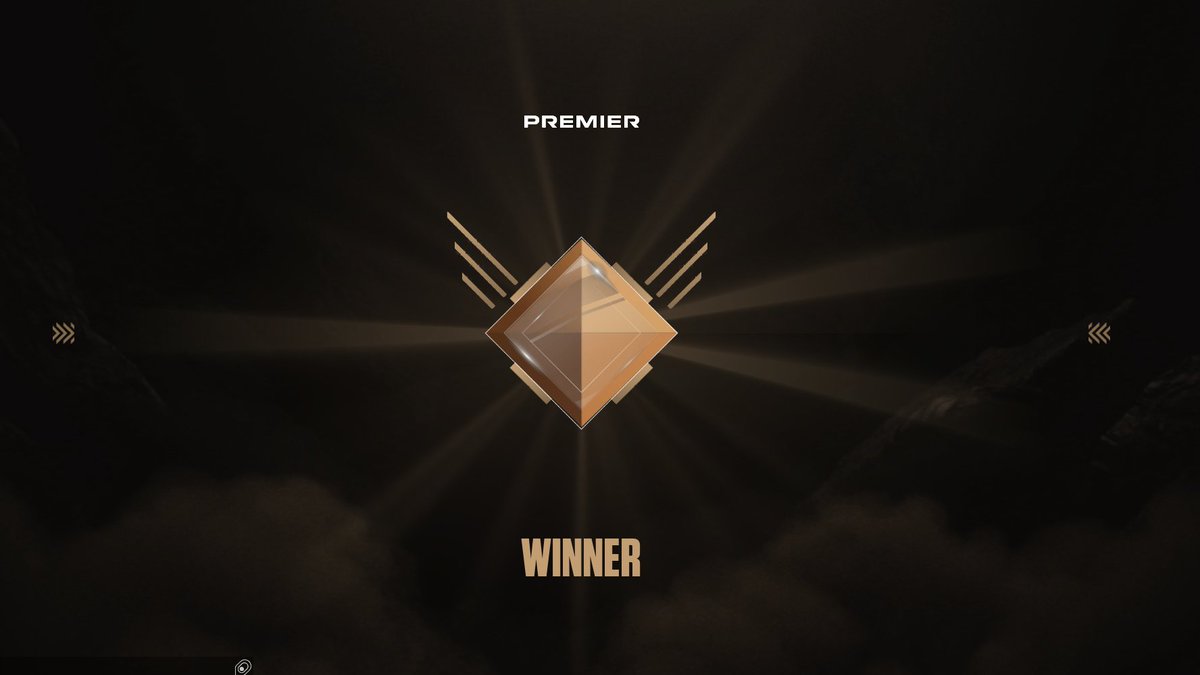 Primer logro en Premier conseguido. 
A seguir trabajando. Vamos con todo! 🏆
 #GoECS