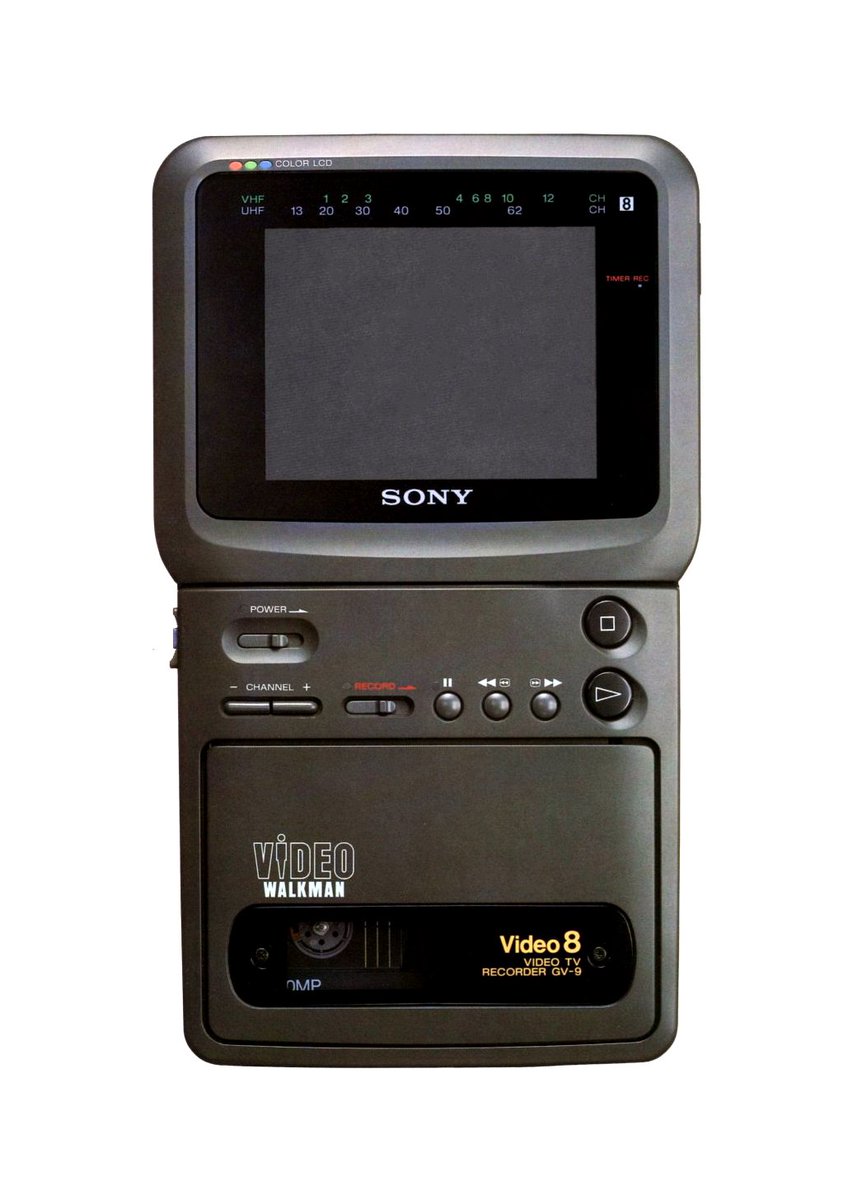 Obsolete Sony (@obsoletesony) on Twitter photo 1989 Sony GV-9 Video Walkman 1989 Sony GV-9 Video Walkman