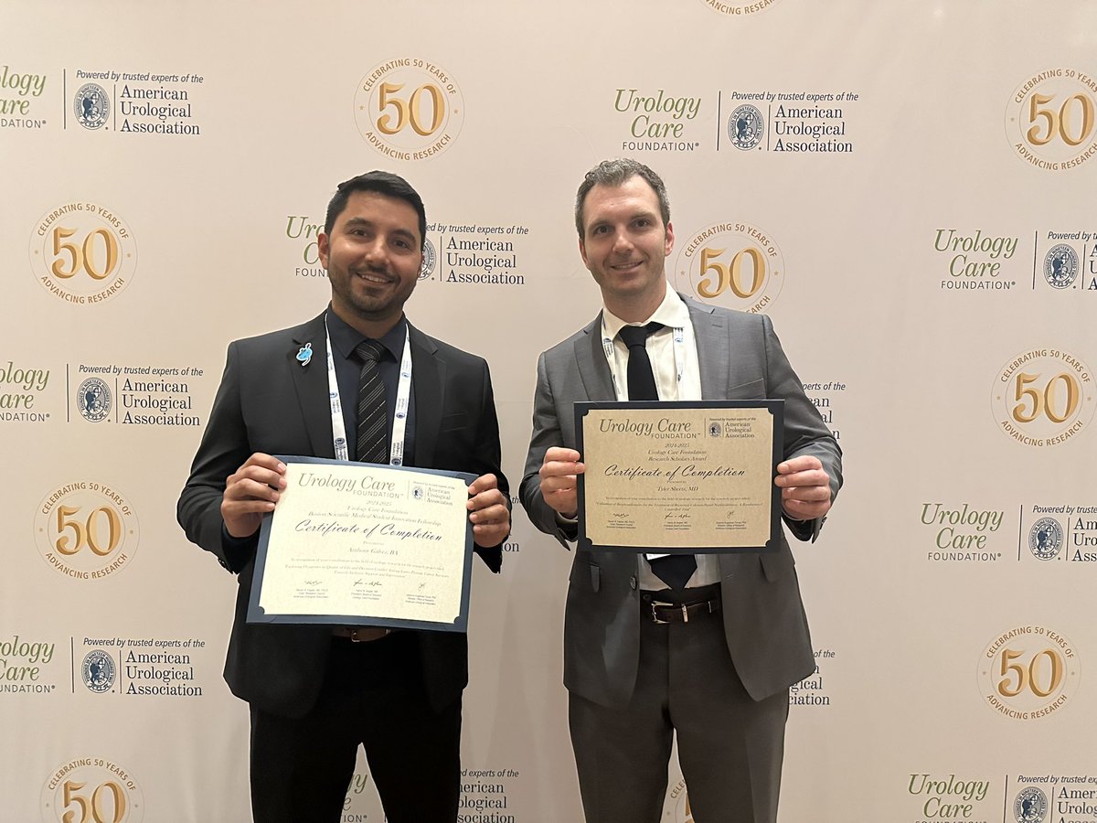 Jennifer Anger, MD, MPH (@jenangermd) on Twitter photo Congrats to Tyler Sheetz for his Research Scholar Award and Anthony Galvez for his Boston Scientific Medical Student Innovation Award! Thank you to the <a href="/AmerUrological/">Amer. Urol. Assn.</a> and the <a href="/UrologyCareFdn/">Urology Care Foundation</a>! <a href="/YSL_MD/">Yahir Santiago-Lastra | Urology</a> <a href="/endourologyucsd/">Manoj Monga</a> <a href="/UCSD_Urology/">UCSD Urology</a> Congrats to Tyler Sheetz for his Research Scholar Award and Anthony Galvez for his Boston Scientific Medical Student Innovation Award! Thank you to the <a href="/AmerUrological/">Amer. Urol. Assn.</a> and the <a href="/UrologyCareFdn/">Urology Care Foundation</a>! <a href="/YSL_MD/">Yahir Santiago-Lastra | Urology</a> <a href="/endourologyucsd/">Manoj Monga</a> <a href="/UCSD_Urology/">UCSD Urology</a>