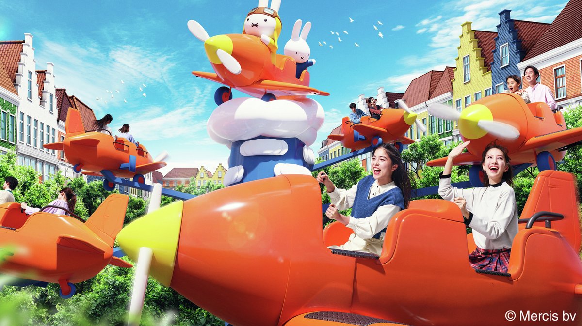 新アトラクション✨／ 飛行機に乗って、ミッフィーたちと一緒に空の