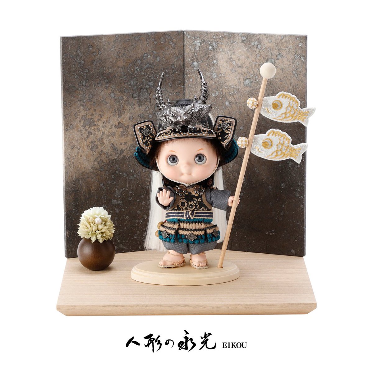 EikoDoll's tweet photo. 【商品紹介】

銀ちゃん 武田信玄
壹三・YAYA
【五月人形・子供大将】

▼オンラインショップ
https://t.co/GEmLgG6Ye8

#五月人形 #雛人形 #ひな人形 #壹三 #壱三 #武田信玄 https://t.co/WFlqyk3AaN