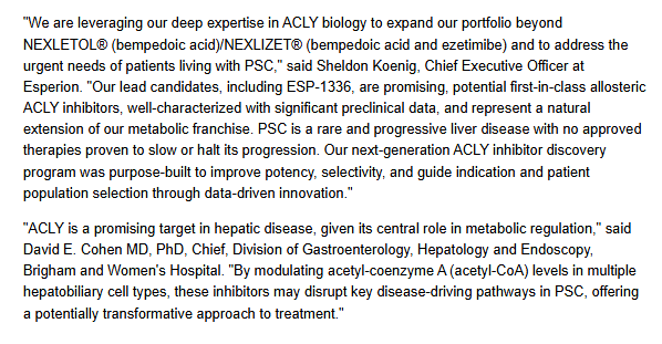 TadDickson333's tweet photo. $ESPR #ACLY #Biology #Medicine #Cancer #HepaticDisease #Liver_Disease https://t.co/WN1P5wDZ7l