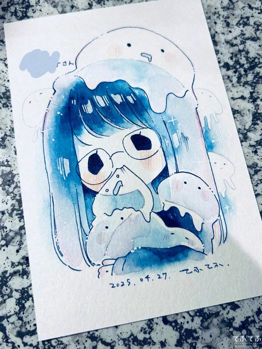 遅ればせながら、リクエストイベント会ありがとうございました!似顔絵や創作ちゃんを描かせていただけて本当に楽しかったです写真撮影を失念していたイラストもあるので、良かったらSNS等載せてくださると嬉しいです! 