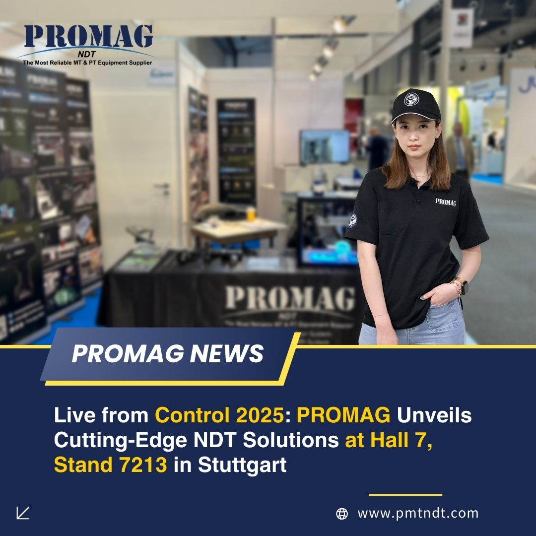 PROMAG_NDT's tweet image. We’re live at #Control2025 in Stuttgart!
Swing by Hall 7, Stand 7213 to explore PROMAG’s latest UV LED &amp;amp; NDT innovations. Let’s connect, collaborate &amp;amp; shape the future of inspection together!
May 6-9, 2025｜Stuttgart｜Hall 7, Stand 7213
#NDT #UVLED #PROMAG