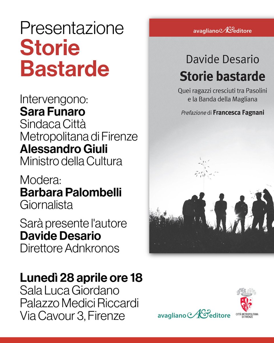 PRESENTAZIONE DEL LIBRO - ‘Storie bastarde’ - lunedì 28 aprile - mailchi.mp/2e19b75af8a8/p…