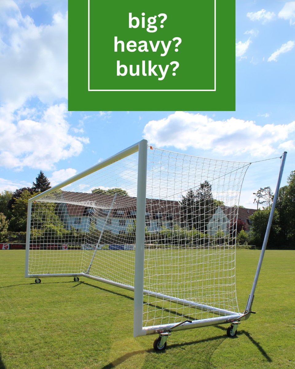 Not with us! 💪⚙️
Thanks to our secure, easily removable swivel wheels, even the largest goal becomes easy to move — no matter how rough or bumpy the ground! ⚽
#helogoal #helosport #wheel #soccer #goal #usa #soccerlife #youthsoccercoaching #youthsoccercoach #practical #aluminium