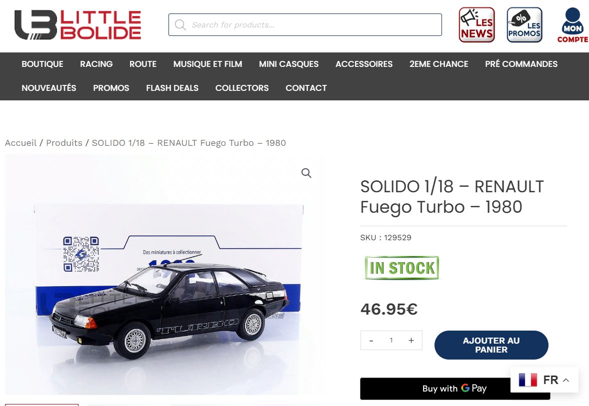 La Loutre - Ferrari Tifosi 🇫🇷 (@ferrarifm) on Twitter photo Oh là là <a href="/LB_littlebolide/">Little Bolide</a> <a href="/SolidoModels/">Solido 🚗🚙🏎️</a> 🔥🔥🔥
Dire que je n'ai pas non plus les blanches et dorées 💸
Mais j'ai la rouge 💄 Oh là là <a href="/LB_littlebolide/">Little Bolide</a> <a href="/SolidoModels/">Solido 🚗🚙🏎️</a> 🔥🔥🔥
Dire que je n'ai pas non plus les blanches et dorées 💸
Mais j'ai la rouge 💄