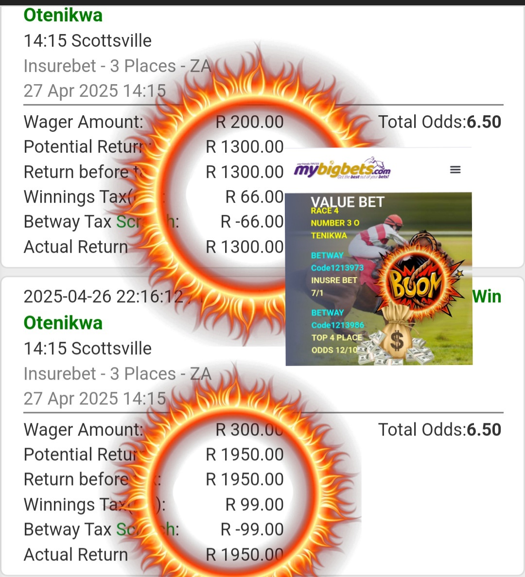 MyBigBets1's tweet image. 🌄Good Morning...🙏🏽💫

📣MyBigBets.com Website Fully Updated....🎙🏇🏻💥🎙🏇🏻💥🎙🏇🏻✅️

®️THE BOOMS WILL FIND YOU®️

💲💲💲💲💰💰💰💰💰💸💸💸💸

💃💥🕺ENJOY THE DAY 🕺💥💃

MyBigBets 💢

#mybigbets #horsracing #horseracingtips #tipsters #tipster #horseracingtipters