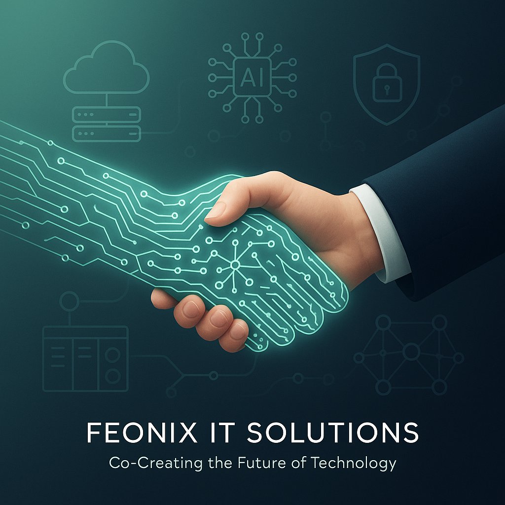 FeonixIt's tweet image. The IT Partner You Didn’t Know You Needed — Until Now.

At Feonix IT Solutions, we engineer what&apos;s next, not just follow trends.

Custom teams. Faster launches. Real innovation.

Let’s build the future together. 🌍

#FeonixITSolutions #TechInnovation #ITDevelopment