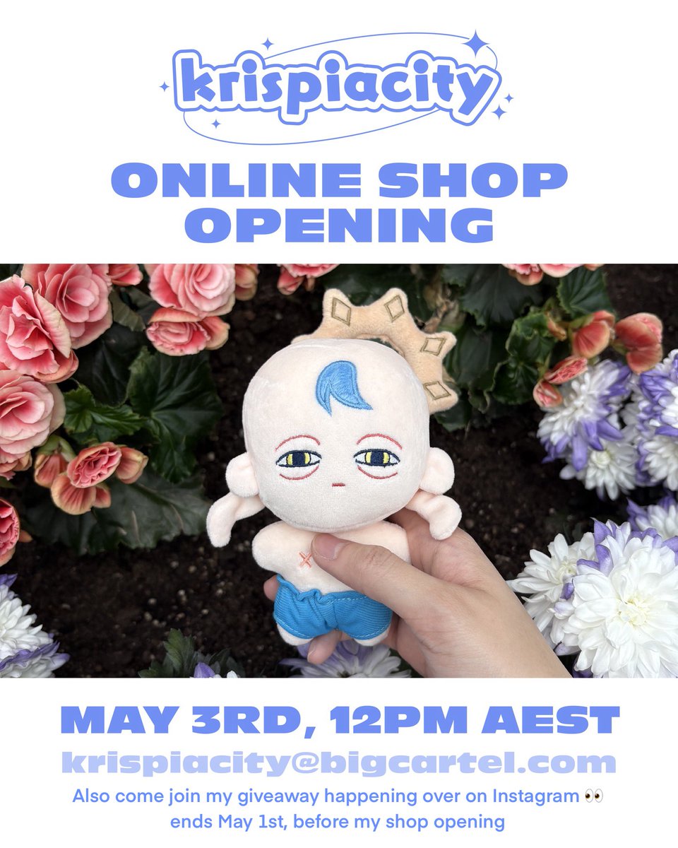 krispiacity's tweet image. HI EVERYONE πΌπΌπΌ
May 3rd 12pm AEST / May 2nd 7pm PST
Mark your calendars πΌ
