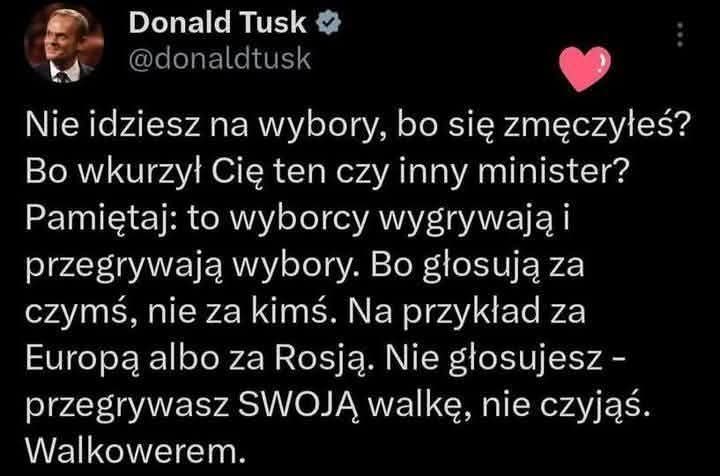 Przypominam Malkontentom i Niezdecydowanym.
Idźcie na Wybory, bo PiSowski Beton, wybierze Wam Prezydenta, przyjaciela Gangusów, Nazistów, Sutenerów i Kiboli!
Wtedy będziecie Szczęśliwi🤔 
Zróbmy im wszystkim, drugie Jagodno💪😎
Wtedy👇
#WygraCalaPolska