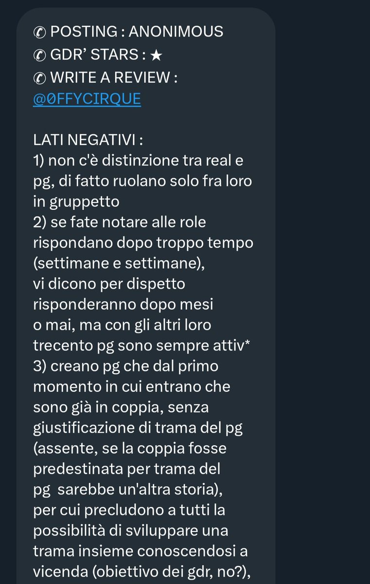 L0IETTATORE's tweet photo. abbiamo ricevuto una telefonata anonima per @0FFYCIRQUE .. 📞 https://t.co/cL2KaYxNtT