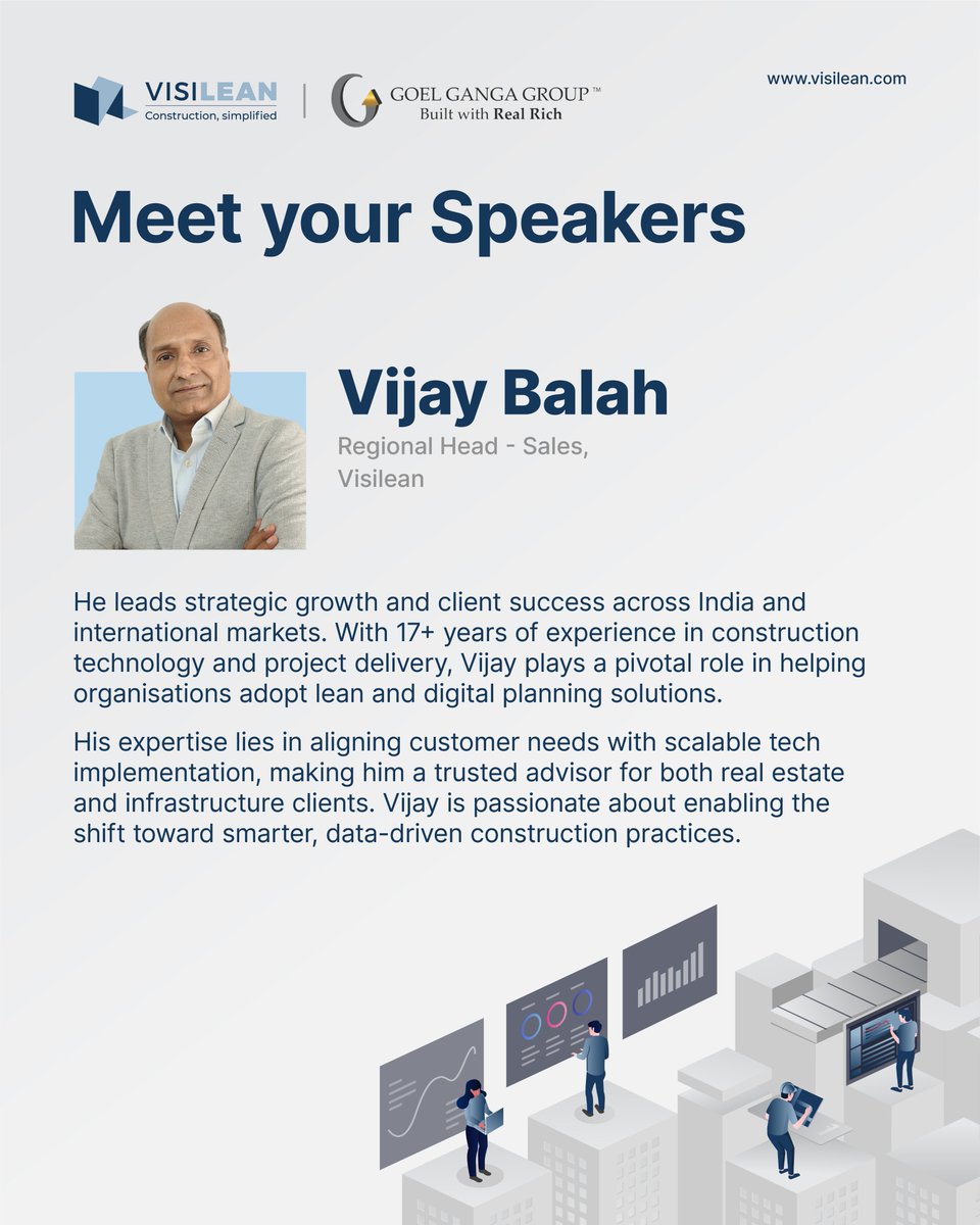 Get to know the experts leading our upcoming webinar, 'Stop Guessing, Start Knowing'! Save your spot: tinyurl.com/4bvyw6yr

Discover how they're killing guesswork with data-driven decision-making. Gain proactive insights on live dashboards, BIM &amp; more in real estate projects.