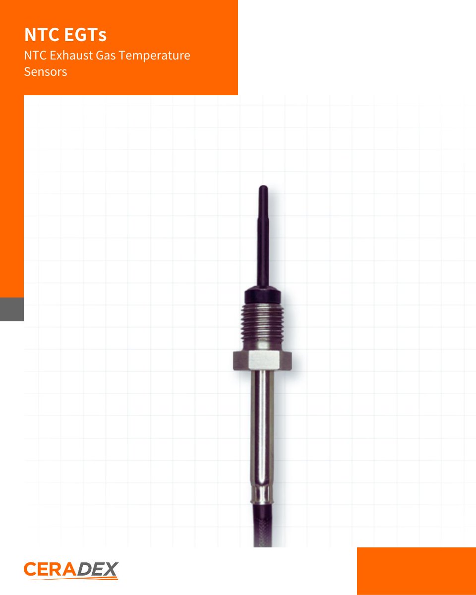 Ceradex_Sensor's tweet image. 🌡️ NTC Exhaust Gas Temperature Sensor
Fast and reliable thermal monitoring for exhaust systems.
#360MOBILITYMegaShows #TaipeiAMPA #EMobilityTaiwan #AutotronicsTaipei#NTCEGT #AutomotiveSensors
🔗 ceradex-sensor.com