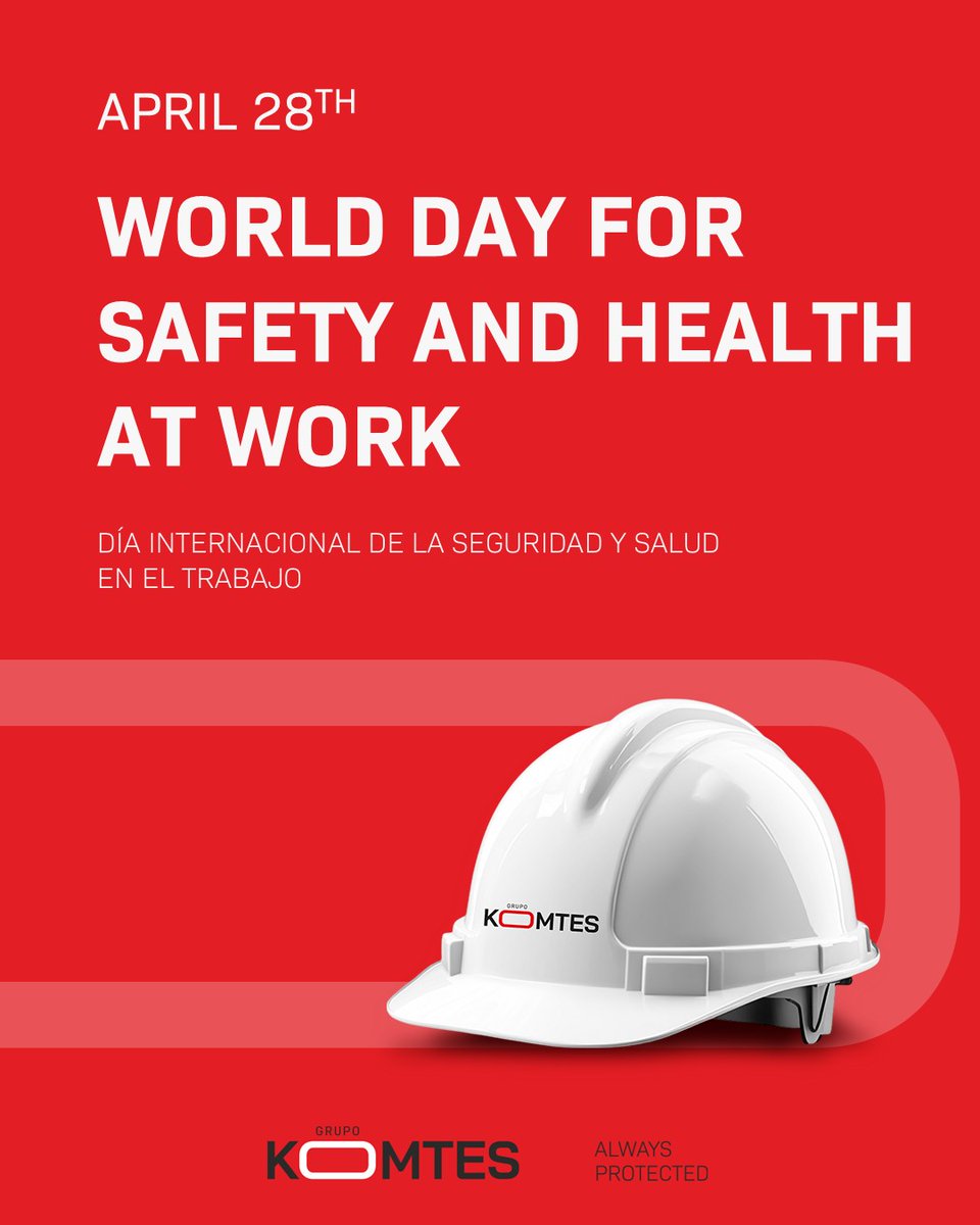 Komtes Group | Fire Protection Innovation (@komtesgroup) on Twitter photo Today, on World Day for Safety and Health at Work, Komtes Group highlights a key principle: Fire prevention saves lifes.
Fire prevention is essential, not just a requirement. Assess, train, protect, and maintain for safer workplaces👉 tinyurl.com/27asmc2e Today, on World Day for Safety and Health at Work, Komtes Group highlights a key principle: Fire prevention saves lifes.
Fire prevention is essential, not just a requirement. Assess, train, protect, and maintain for safer workplaces👉 tinyurl.com/27asmc2e