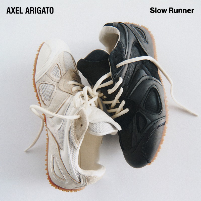 Axelarigato's tweet photo. Unveiling Slow Runner, the season’s favorite silhouette.