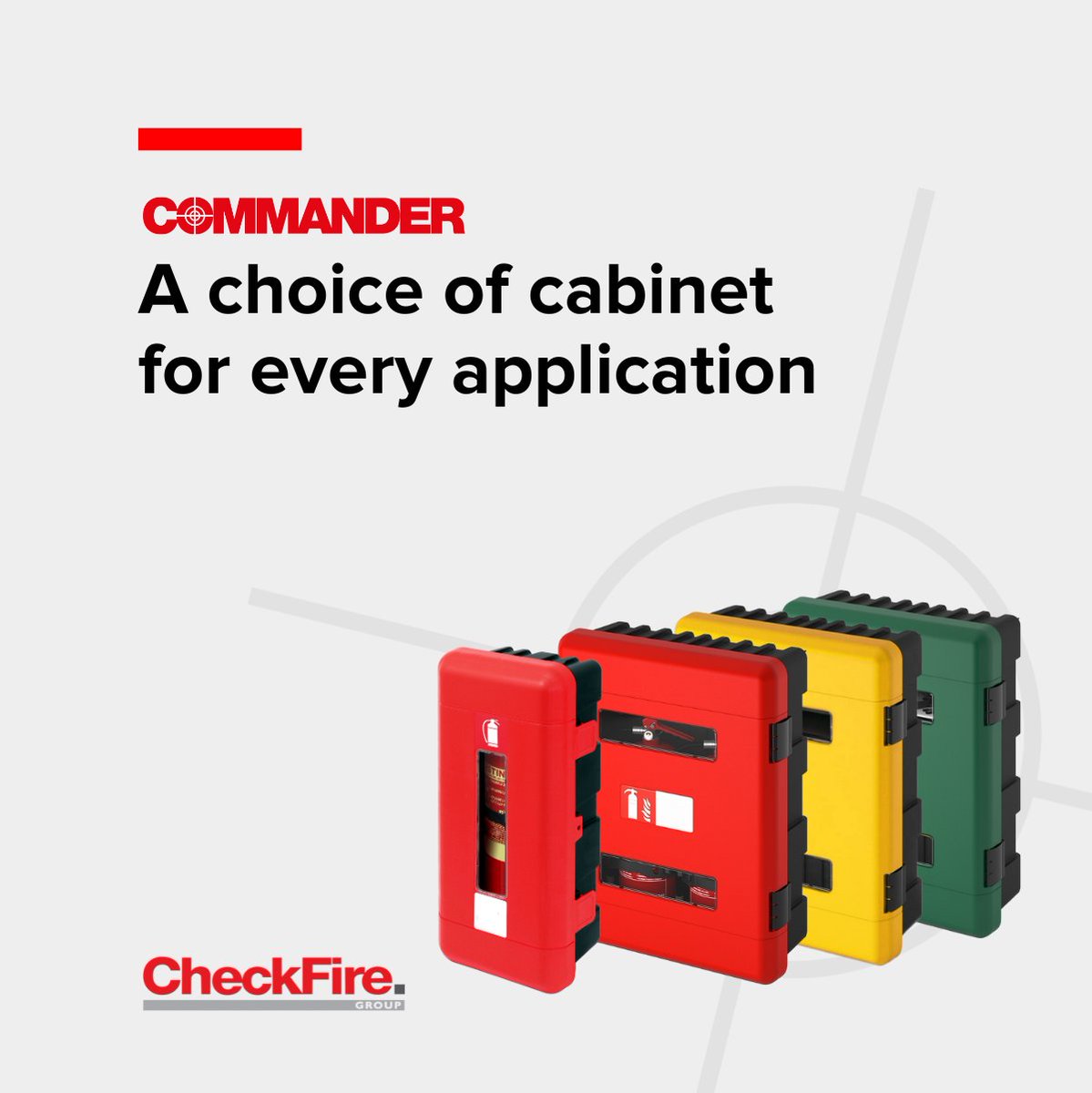 CheckFire_Ltd's tweet image. The #Commander Cabinet range offers a number of ways to protect #fireextinguishers all year round.

They are ideal for almost every environment, including schools and universities, construction sites, and holiday parks 👉 tinyurl.com/4t84fwrh
