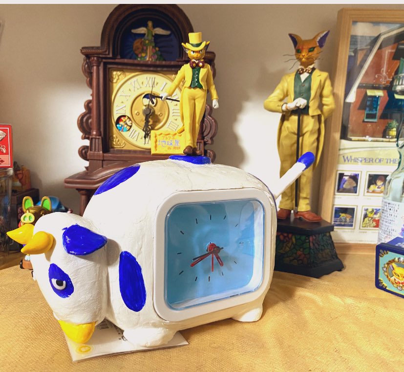 牛の時計できました。

#猫の恩返し